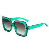 13032 Superhot Eyewear Fashion Women Brand Designer Square Gradient Shades Sunglasses
