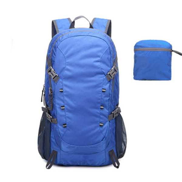 Hot style spot ultra light folding backpack outdoor large capacity hiking camping bag backpacks with custom logo