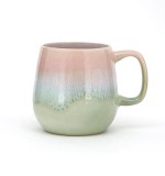 14 Oz Ceramic 3D Mug Ceramic Coffee Milk Mug with 3d reactive glaze