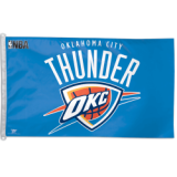 3*5ft wholesale NBA Oklahoma city thunder customizable flag and banner