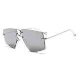 61616 Rimless Sunglasses Fashion Men Women brand designer Sun glasses Brown Gradient Shades