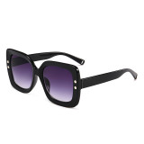 13032 Superhot Eyewear Fashion Women Brand Designer Square Gradient Shades Sunglasses