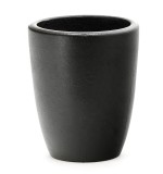 Custom logo plain black glazed color reusable ceramic coffee mug