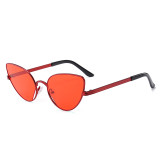 21640 Superhot Eyewear 2018 Fashion Brand Designer Cateye Sun glasses Metal Cat Eye Sunglasses