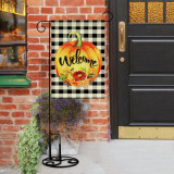 Support custom stitched flags holiday Halloween pumpkin garden flag banner