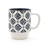 Best selling mosaic design coffee mug 12oz coffee mug with silk print for everyday