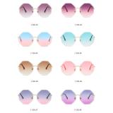 12535 Superhot Eyewear Fashion Women Rimless Sunglasses