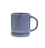 Ceramic 3D blue color Mug Ceramic Coffee Milk Mug with 3d reactive glaze