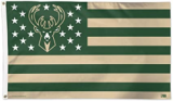 NBA High quality Fast delivery custom 90*150cm MilwaukeeBucks flag 3x5ft wholesale MilwaukeeBucks flag