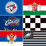 Professional custom factory Advertising flag Polyester raiders flags banner