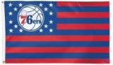 3*5ft wholesale NBA Philadelphia 76ers customizable flag and banner