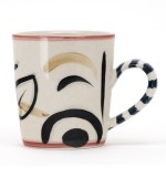 New design ceramic hand painting coffee mug customized