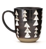 Vintage style customized Pattern Ceramic Mugs Tea Cup Coffee Mugs With Handle