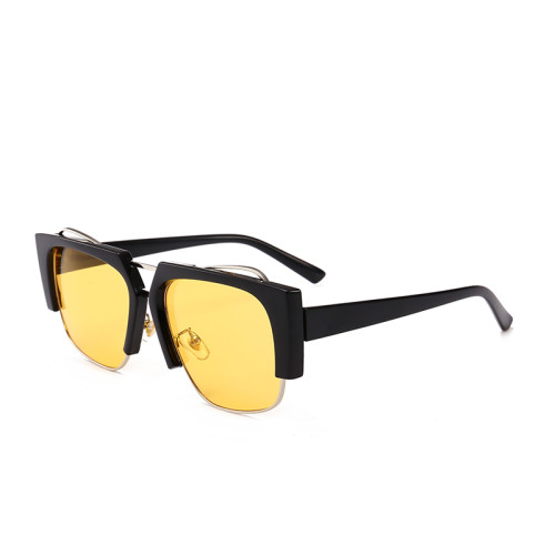 12532 Superhot Eyewear 2019 Fashion Men Women Sun glasses Shades Oversized Half Frame Sunglasses