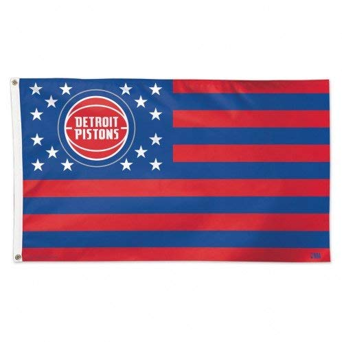 High quality Fast delivery custom 90*150cm Detroit Pistons flag 3*5ft wholesale NBA Detroit Pistons flag