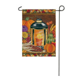 Autumn pumpkin print Thanksgiving garden flag custom double side camping garden banner