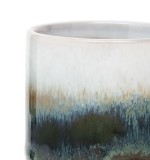 Ceramic 3D White Black Mug Ceramic Coffee Milk Mug with 3d reactive glaze