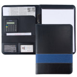 Modern Custom A4 Sized Leather pad Hardcover Portfolio Box with Notepad