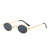 11029 Superhot Eyewear Small Size Oval Sun glasses 2018 New Fashion Retro Vintage Metal Frame Sunglasses