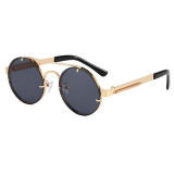 Superhot Eyewear 14461 Anti-UV400 Brand Designer Metal Frame Round Shades Sunglasses