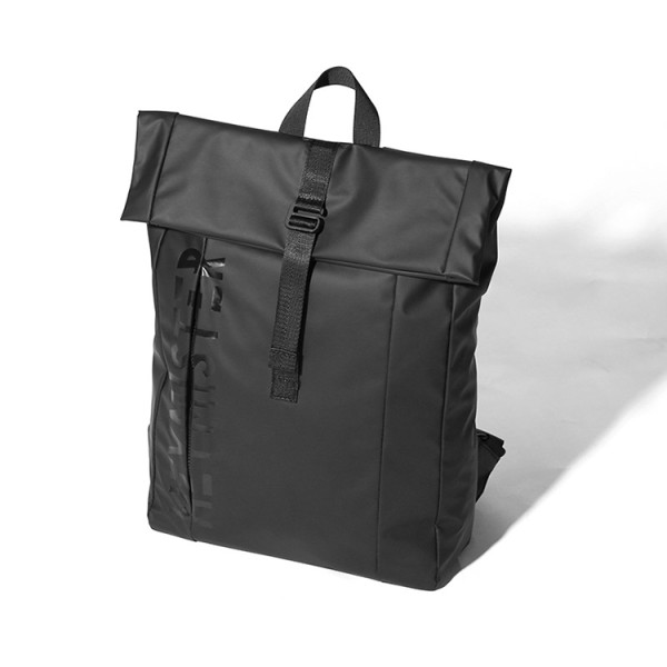 unisex leather school cool rucksack backpack, roll top backpack from Guangzhou
