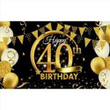 Explosive birthday party banner Customize patterns door hanging flag