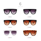 10345 Superhot Eyewear Flat Top Brand Designer Sun glasses Women Oversized Shades Sunglasses