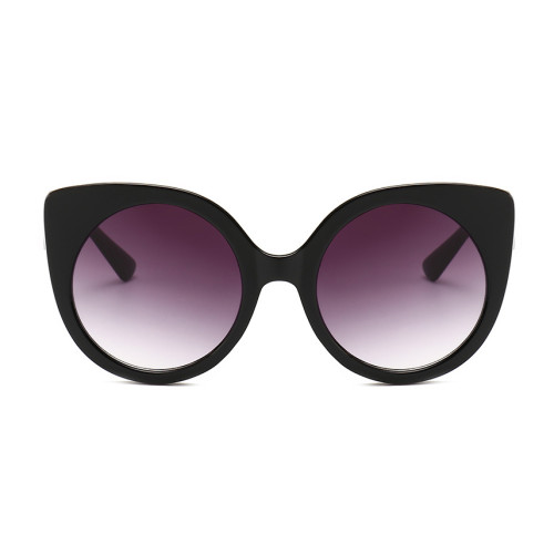 12345 Superhot Eyewear Strips Color Cateye Sun glasses PC Frame Women 2018 Fashion Cat Eye Sunglasses