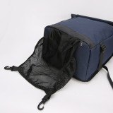 2020 new design School rucksack outdoor travel roll top waterproof backpack  with basketball mesh holder  shoes holder