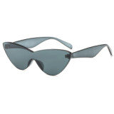 10151 Superthot Eyewear 2018 Thick Transparent Cateye Sun glasses Rimless Fashion Lady Cat Eye Candy Sunglasses