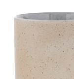 Modern unique stoneware mug white ceramic letter mug for gift