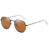 Superhot Eyewear Classic Polarized Hexagonal Shades Sunglasses