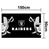 Professional custom factory Advertising flag Polyester raiders flags banner