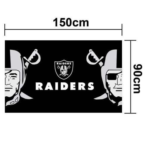 Professional custom factory Advertising flag Polyester raiders flags banner