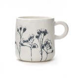 2020 Handmade Coffee Mug with 3D matte clear glaze Ceramic Stoneware Mugs for Gift