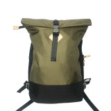 2021 factory durable business men expandable roll top backpack custom travel laptop backpack bag for men