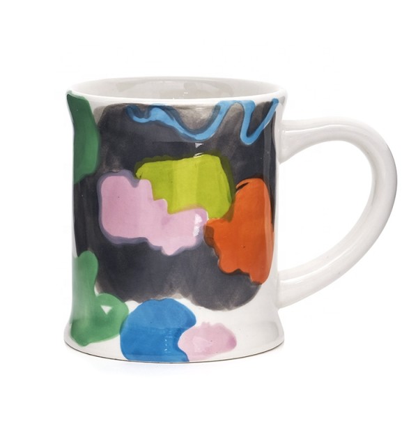 Custom printed coffee mugs everyday style ceramic mug with 3D stamp