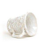 2020 New products white garden harvest mug ceramic mug with 3d reactive glaze