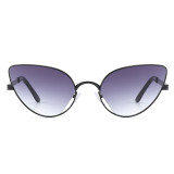 21640 Superhot Eyewear 2018 Fashion Brand Designer Cateye Sun glasses Metal Cat Eye Sunglasses
