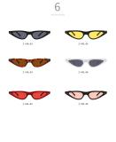 20633 Superhot 2018 Fashion Cateye Sun glasses Women Rivet Retro Vintage Small Cat Eye Sunglasses
