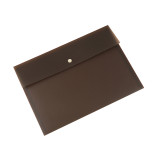 Classic Office School Supplies Pocket Plastic Expanding File Folder with Button Closure