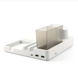 qi wireless charger Multi-function Desktop Organizer Charging with type c usb charger