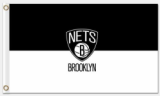 3x5ft wholesale NBA Brooklyn nets customizable flag and banner