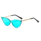 10252 Superhot Eyewear 2018 Fashion Cateye Candy Sun glasses One piece Lens Shades Trending Women Cat Eye Sunglasses