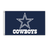 Factory price Custom cheap polyester dallas cowboys usa flag fast delivery  high quality dallas cowboys flag