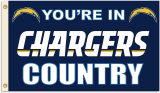 NFL Custom 90x150cm San Diego Chargers flag sample fast delivery