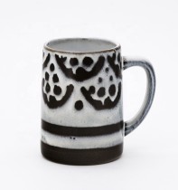 16oz Custom glazed ceramic coffee tea water mug