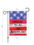 Supply Halloween double side print holiday flag custom party decoration blank yard garden flag
