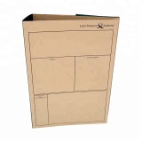 Custom offset printing expandable manila cardboard document file folder with green tape