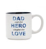 Ceramic Dad Mug Coffee Mug White Color with creative words  KING DAD  Customized 12Oz for gift